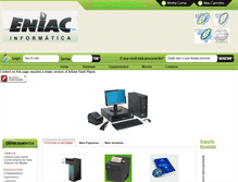 Tablet Screenshot of eniacinformatica.com.br